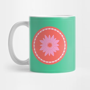 Pink flower Mug